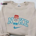 Berry Blast Beverage x Nike Embroidered Shirt – Stylish Nike Shirt with Beauty and Drink Theme