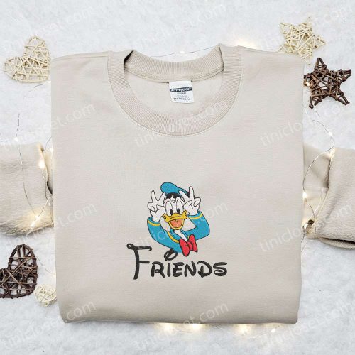 Disney Characters Embroidered Shirt – Best Friend Donald Design Ideal Gift Idea