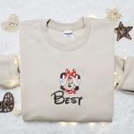 Best Friend Minnie Embroidered Shirt – Disney Characters Gift Idea