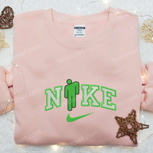 Blohsh x Nike Embroidered Sweatshirt – Billie Eilish Fanon & Nike Inspired Shirt