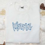 Blue Floral Mama Embroidered Shirt & Hoodie: Perfect Mother s Day Gift for Mom