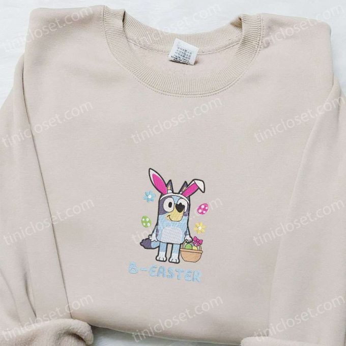 Bluey Easter Bunny Embroidered Shirt & Thanksgiving Hoodie: Best Holiday Gift Ideas