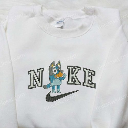 Custom Bluey Hi x Nike Embroidered Shirt – Unique Stylish Nike Shirt