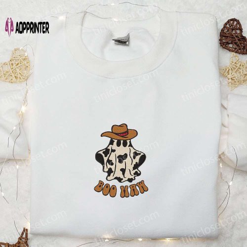 Spooky Horror Latte & Halloween Embroidered Shirt – Best Family Halloween Gifts