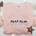 Boo Mickey Embroidered Shirt: Best Disney Halloween Gift Ideas