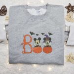 Spooky Boo Mickey Minnie Embroidered Shirt – Disney Halloween Gift Ideas