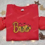 Boo Mickey Minnie Pumpkin Embroidered Shirt – Disney Halloween Gift Idea