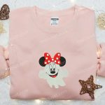 Spooky Boo Minnie Embroidered Shirt – Best Disney Halloween Gift Ideas