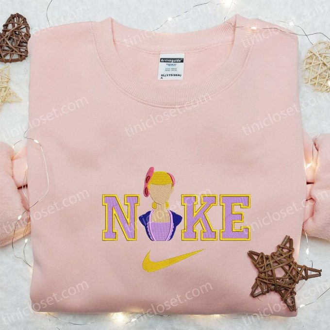 Boo Peep x Nike Cartoon Embroidered Sweatshirt Disney Characters Shirt – Best Family Gift Ideas