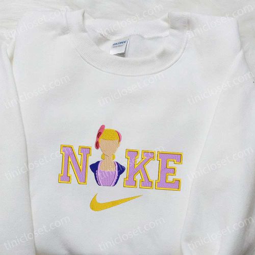 Boo Peep x Nike Cartoon Embroidered Sweatshirt Disney Characters Shirt – Best Family Gift Ideas