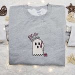 Spooky Boo You Whore Embroidered Shirt: Perfect Halloween Gift Idea!