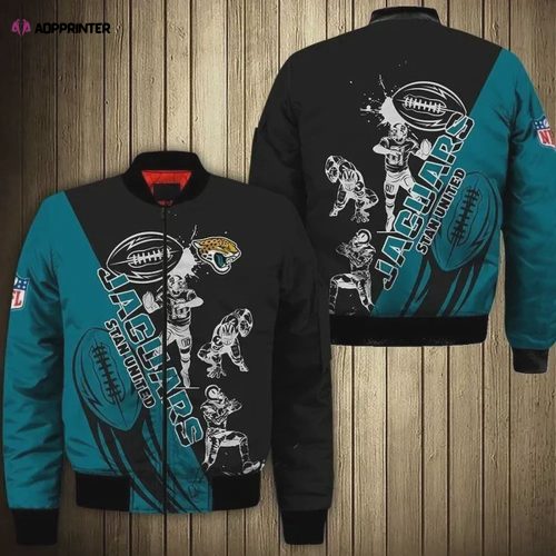 Boston Bruins Players Pattern Bomber Jacket – Black And Teal Color