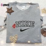 Custom Nike Embroidered Shirt: Boxing Gloves Inspired Design