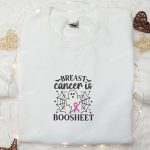 Breast Cancer is Boo Sheet Embroidered Shirt – Unique Halloween Gift Idea