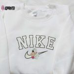 Brian & Stewie x Nike Embroidered Sweatshirt: Family Guy Cartoon Inspired Shirt