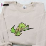 Dragon Ball Embroidered Shirt: Broly x Nike Swoosh Anime Tee Nike Inspired Design