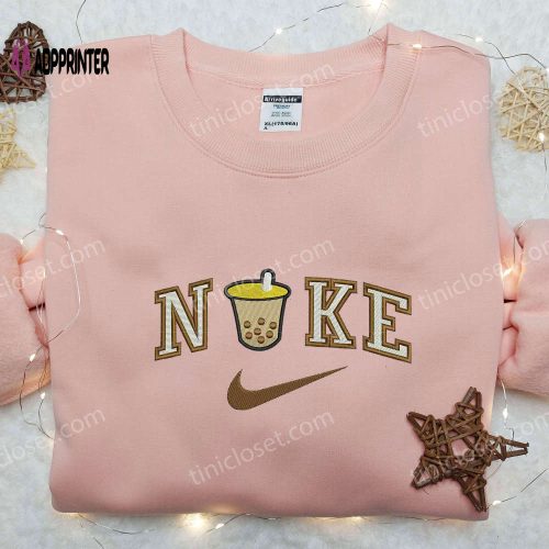 Baby Mickey Mouse x Nike Embroidered Shirt – Cartoon Disney Nike Shirt