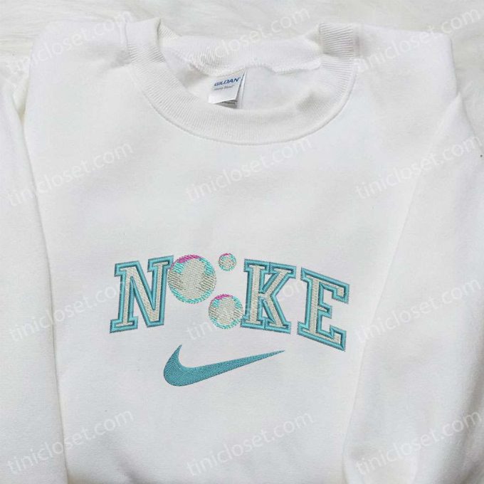 Bubbles Emoji x Nike Embroidered Shirt – Unique Nike Inspired Gift Perfect Birthday Idea