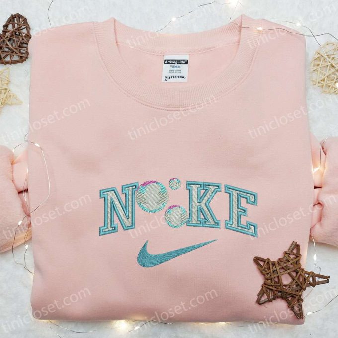 Bubbles Emoji x Nike Embroidered Shirt – Unique Nike Inspired Gift Perfect Birthday Idea