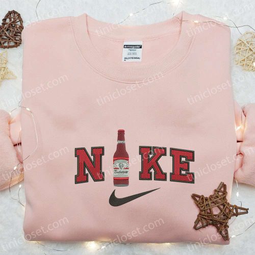 Budweiser x Nike Embroidered Shirt: Best Nike Inspired Birthday Gift