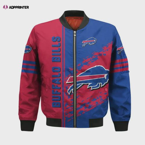 Buffalo Bills Bomber Jacket 3D Printed Personalized Football For Fan