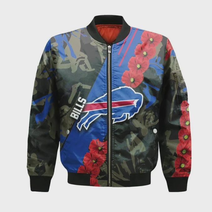 Buffalo Bills Bomber Jacket 3D Printed Sport Style Keep Go on