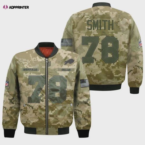 Buffalo Bills Champions Bills With Custom Name Pattern Bomber Jacket