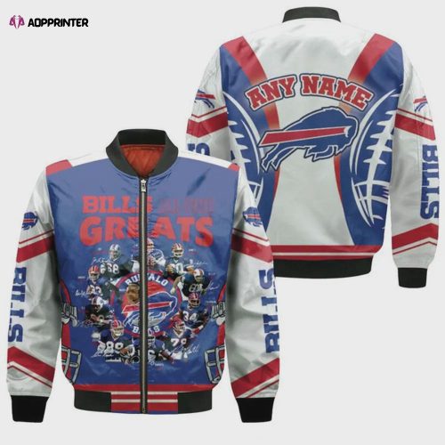 Buffalo Bills Bruce Smith Bomber Jacket – Army