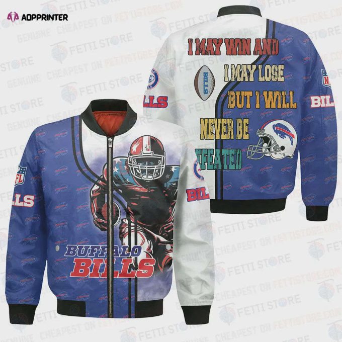 Buffalo Bills National Football League Bomber Jacket STM V4