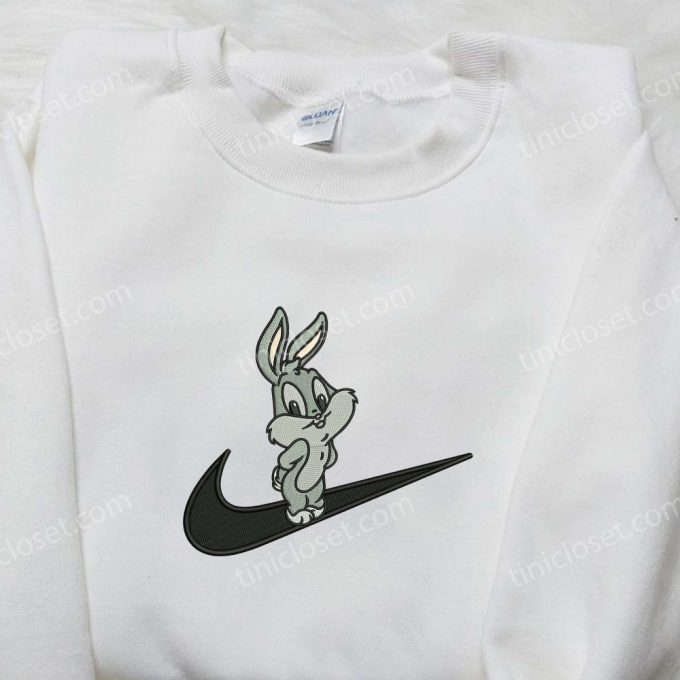 Bugs Bunny Baby x Nike Embroidered Shirt – Cartoon Nike Shirt