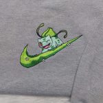 Bulbasaur Nike Embroidered Sweatshirt – Pokemon & Anime Custom Shirt