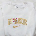 Bunny Love x Nike: Custom Embroidered Shirt with Cartoon Design