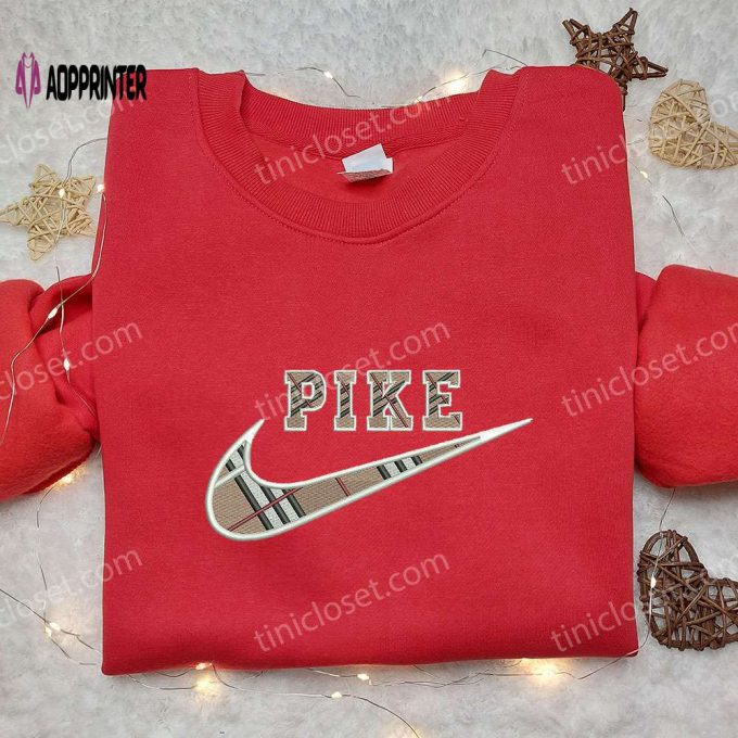 Burberry Pike x Nike Embroidered Sweatshirt: Brand & Nike Inspired Shirt