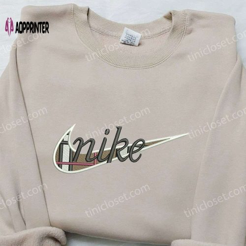 Vegeta x Nike Swoosh Anime Hoodie Dragon Ball Embroidered Shirt Nike Inspired Apparel