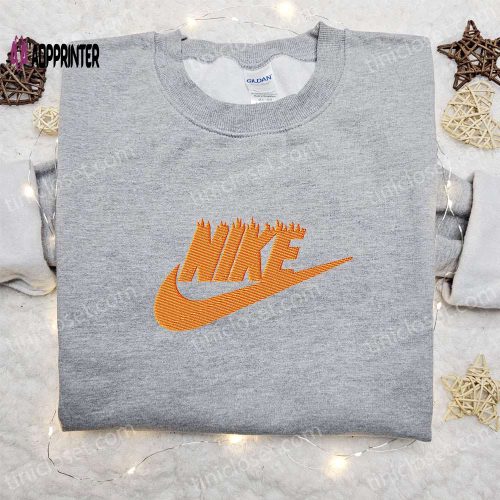 Burn Classic x Nike Embroidered Shirt – Best Nike Inspired Birthday Gifts