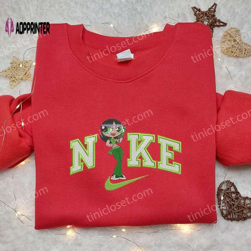 Nike x Buttercup Embroidered Sweatshirt: Powerpuff Girls & Inspired Shirt