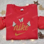 Embroidered Butterflies x Nike Sweatshirt & Animal Shirt: Perfect Family Gift Ideas