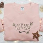 Custom Butterfly x Nike Animal Embroidered Shirt: Best Birthday Gift Idea