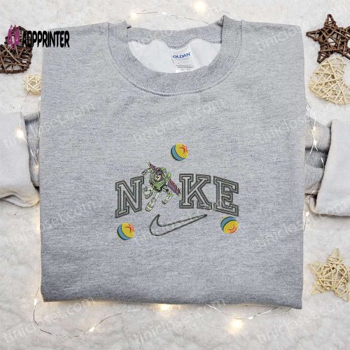 Coraline x Nike Cartoon Embroidered Shirt – Stylish Halloween & Nike Inspired Tee