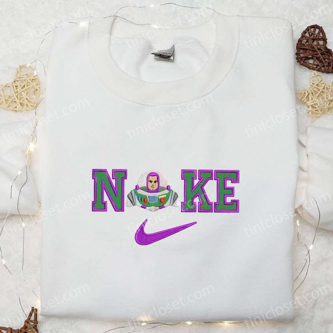 Buzz Lightyear x Nike Cartoon Embroidered Shirt: Toy Story Inspired Nike Style!