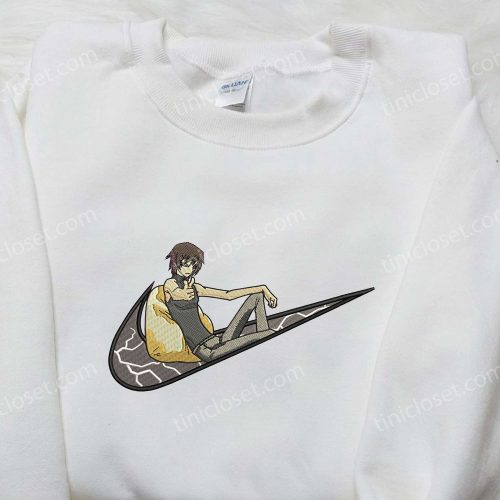 Canaan Alphard x Nike Embroidered Shirt – Anime Inspired Nike Embroidered Shirt