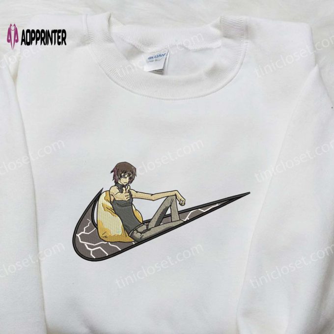 Canaan Alphard x Nike Embroidered Shirt – Anime Inspired Nike Embroidered Shirt