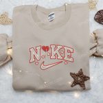 Candy Love x Nike Embroidered Shirt – Valentine s Day Inspired Unique Nike Shirt