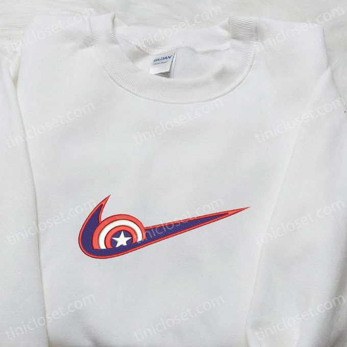 Baseball Classic Cap Men Hattain America x Swoosh Movie Embroidered Sweatshirt – Marvel Universe Hoodie Best Birthday Gift for Family