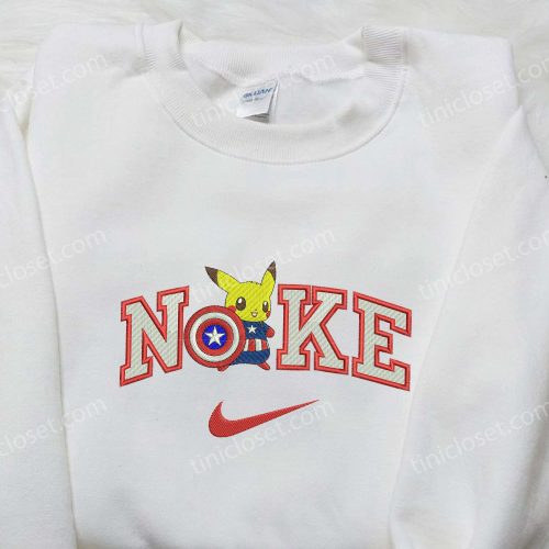 Baseball Classic Cap Men Hattain Pikachu x Nike Embroidered Shirt – Exclusive Pokemon Collaboration Limited Edition