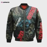 Carolina Panthers Bomber Jacket 3D Printed Sport Style Keep Go on