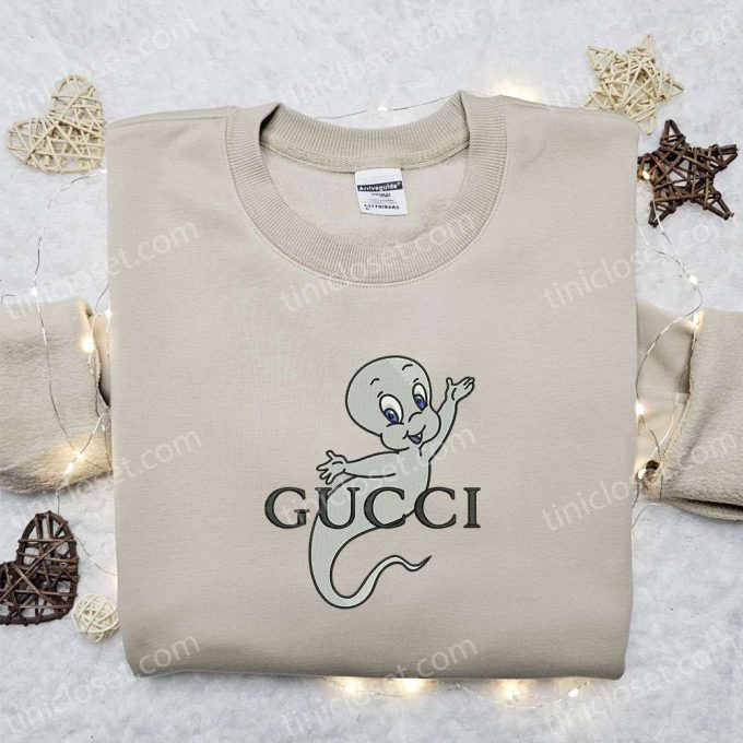 Casper Ghost x Gucci Embroidered Shirt: Best Halloween Gift for a Spooky Style