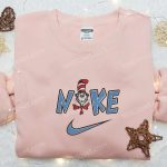 Cat In The Hat x Nike Embroidered Shirt & Hoodie: Dr Seuss Cartoon Best Gift Idea