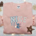 Cheer & Grumpy Bear x Nike Embroidered Shirt – Custom Cartoon Care Bear Tee