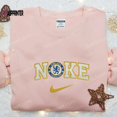 Chelsea x Nike Embroidered Sweatshirt: Football Club & Nike Inspired Shirt